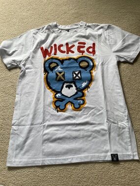 Wicked Bear Graphic Short-Sleeve Tee - White